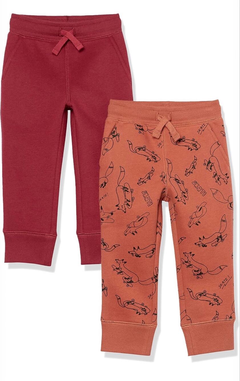 Amazon Essentials Boys and Toddlers' Fleece Jogger Sweatpants - Size Medium